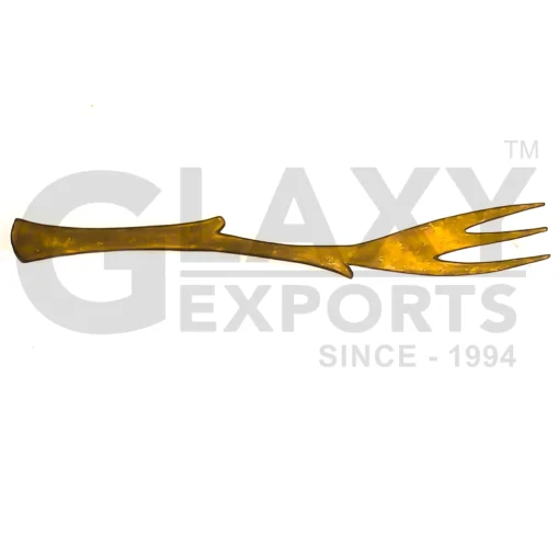Dokra stem fork- Home Decor - GI Certified Bengal Dokra - Image 2